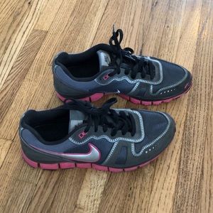 Pink and Grey Nike Free Waffle 5.0